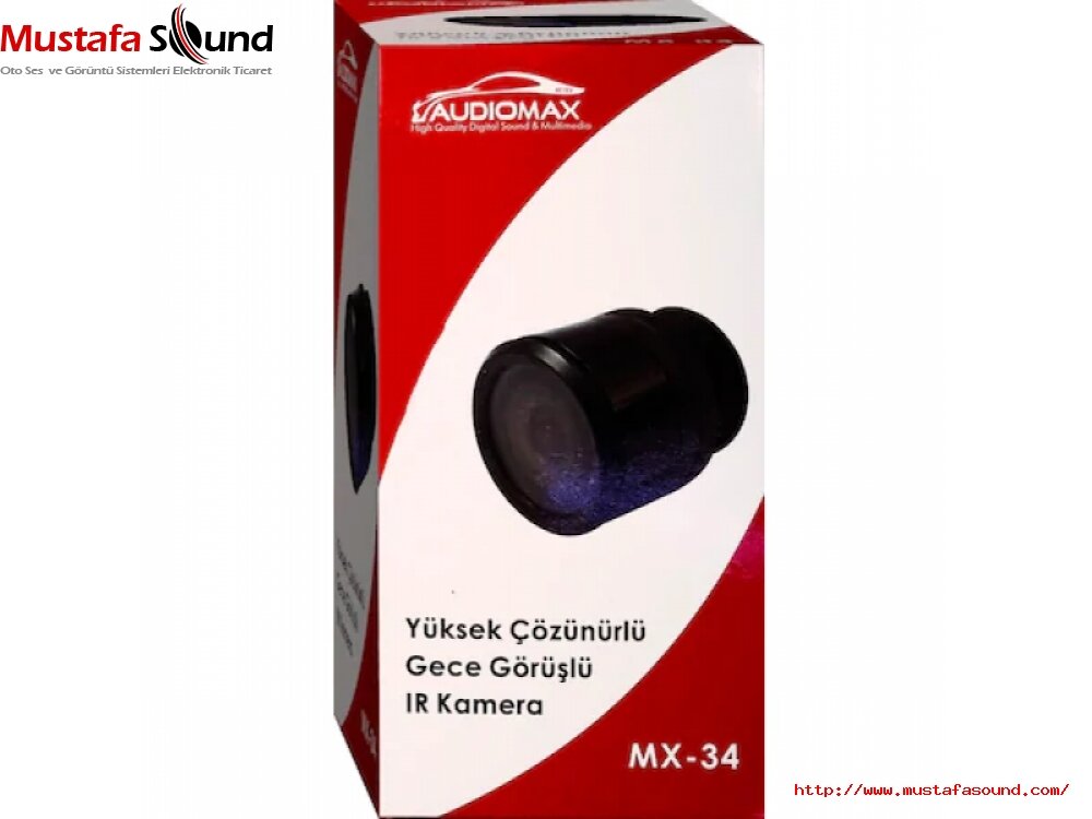 AUDİOMAX MX-34 YÜKSEK ÇÖZÜNÜRLÜ GECE GÖRÜŞLÜ KAMERA