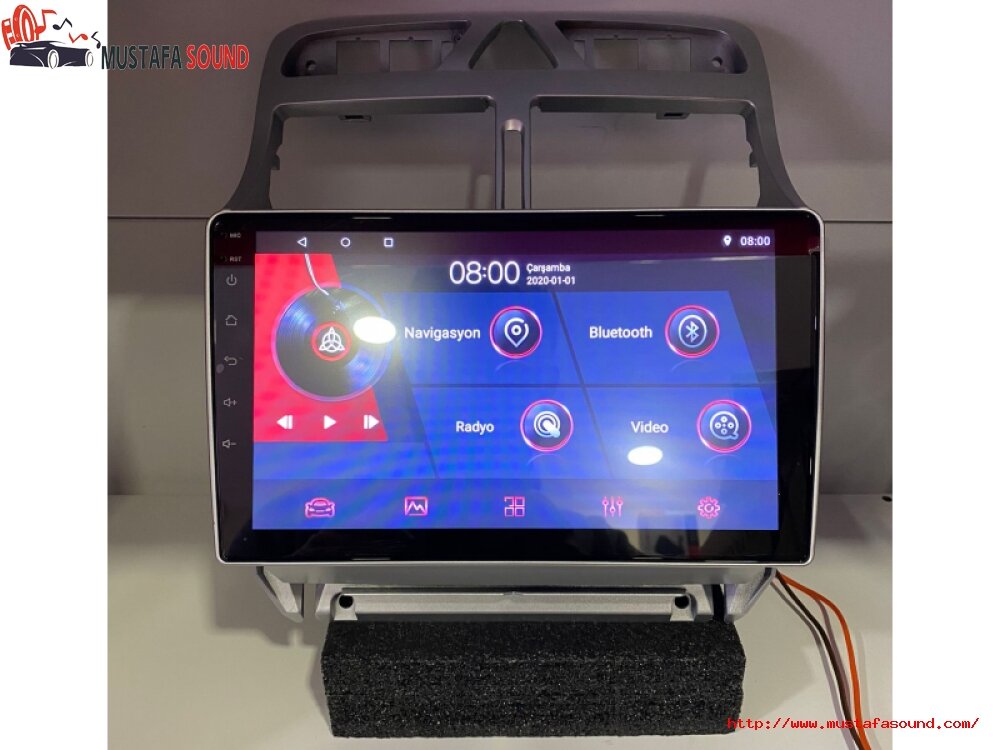 PEUGEOT 307 ANDROİD MULTİMEDYA NAVİGASYON OEM 2GB RAM 32HAFIZA
